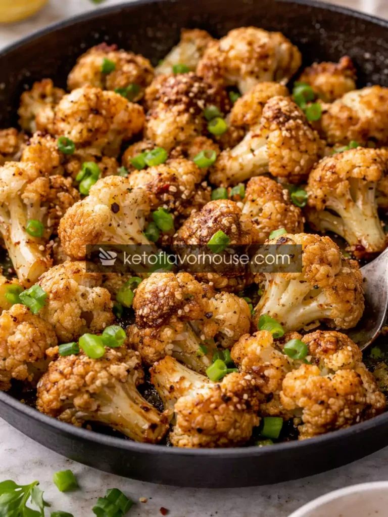 Keto Black Pepper Cauliflower