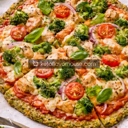 Keto Broccoli Pizza