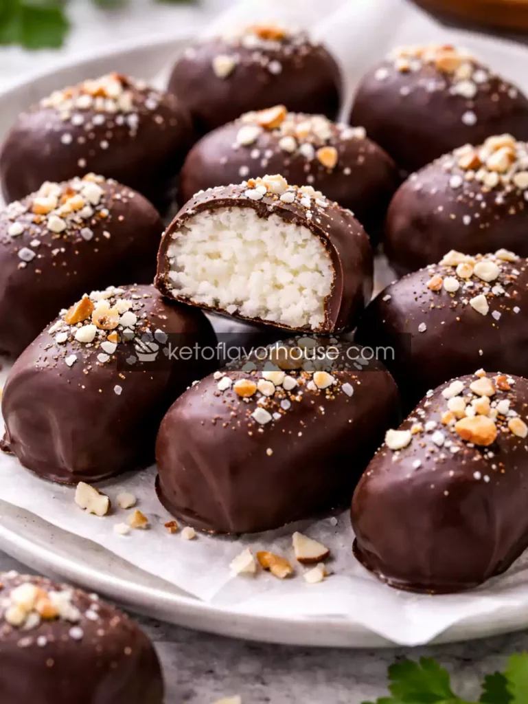 Keto Coconut Chocolate Fat Bombs