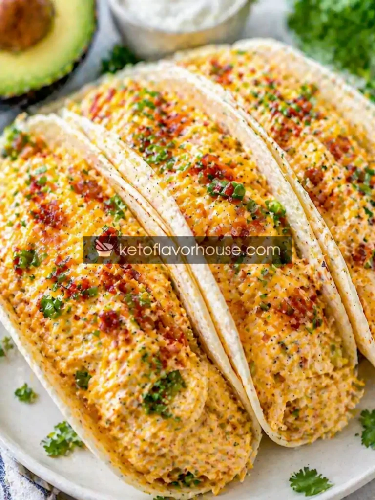 Keto Crack Chicken Tacos