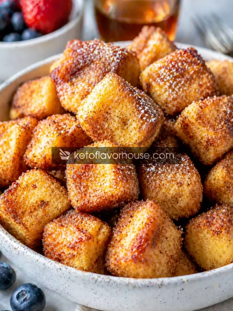 Keto French Toast Bites