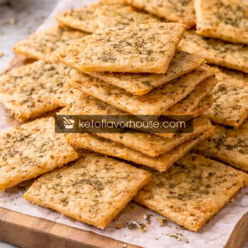 Keto Herb Crackers