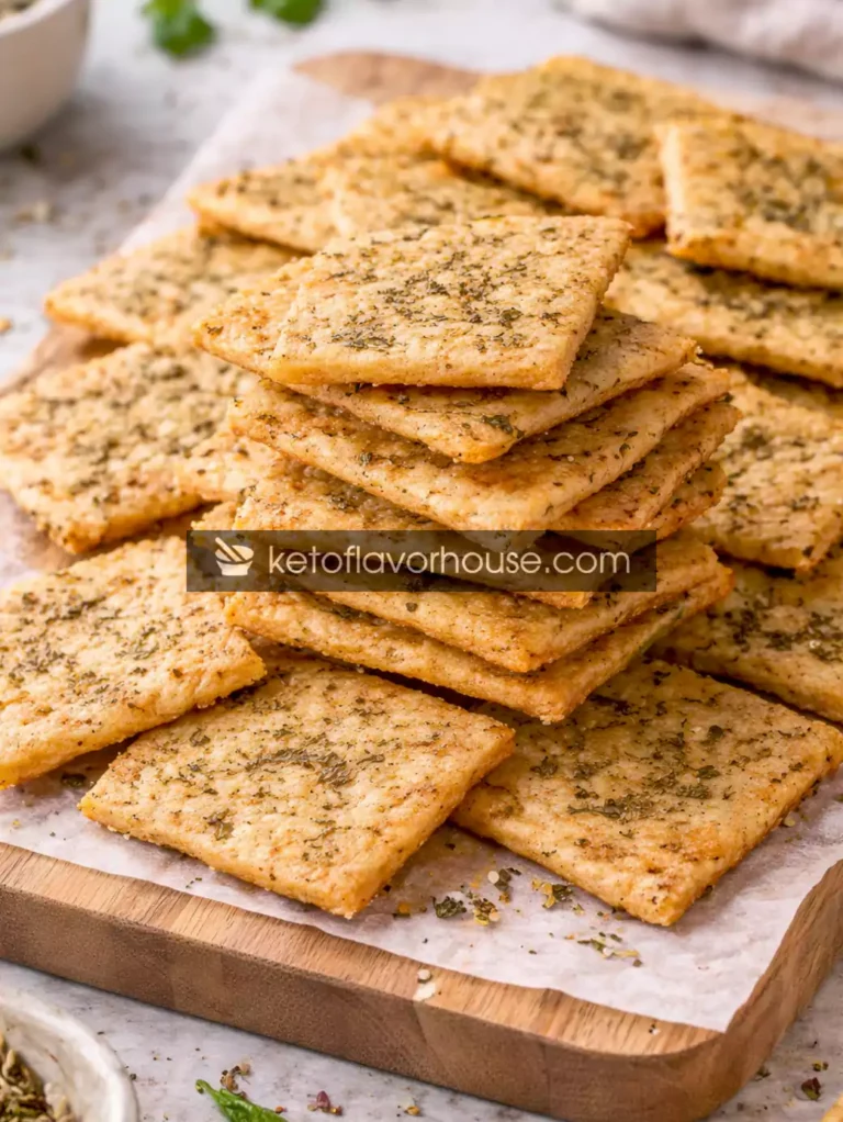 Keto Herb Crackers