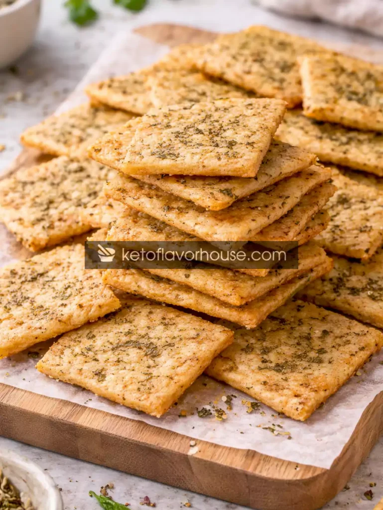 Keto Herb Crackers