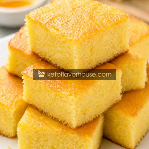 Keto Honey Butter Snack Cake Squares