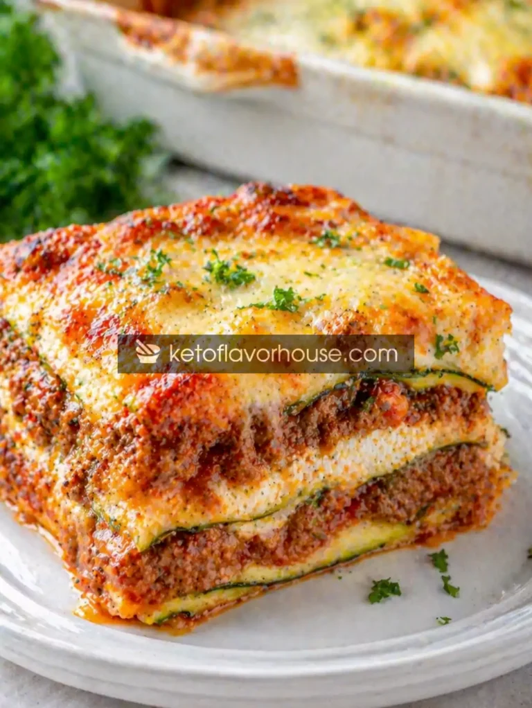 Keto Italian Lasagna
