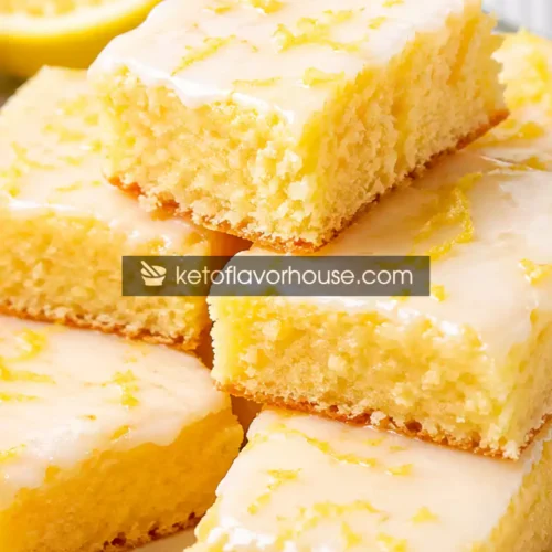 Keto Lemon Brownies
