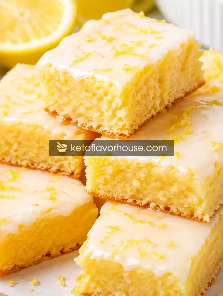 Keto Lemon Brownies