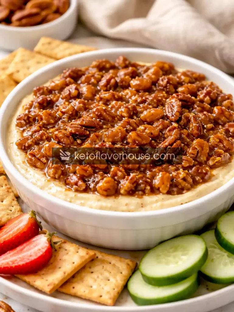 Keto No-Bake Pecan Pie Dip