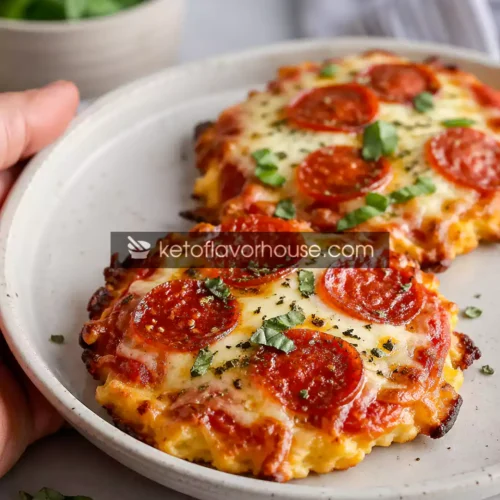 Keto Pizza Chaffles