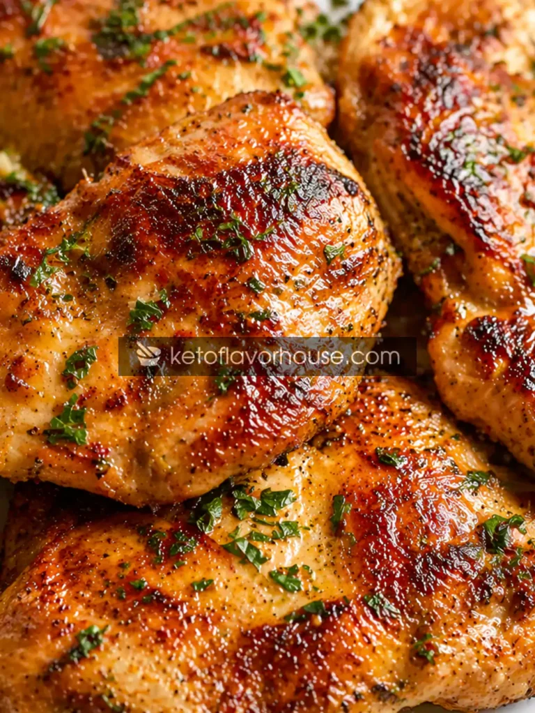 Keto Smoky Ranch Garlic Smash Chicken