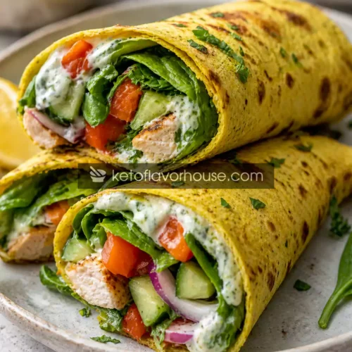 Turmeric Garlic Anti-Inflammatory Flatbread Wraps