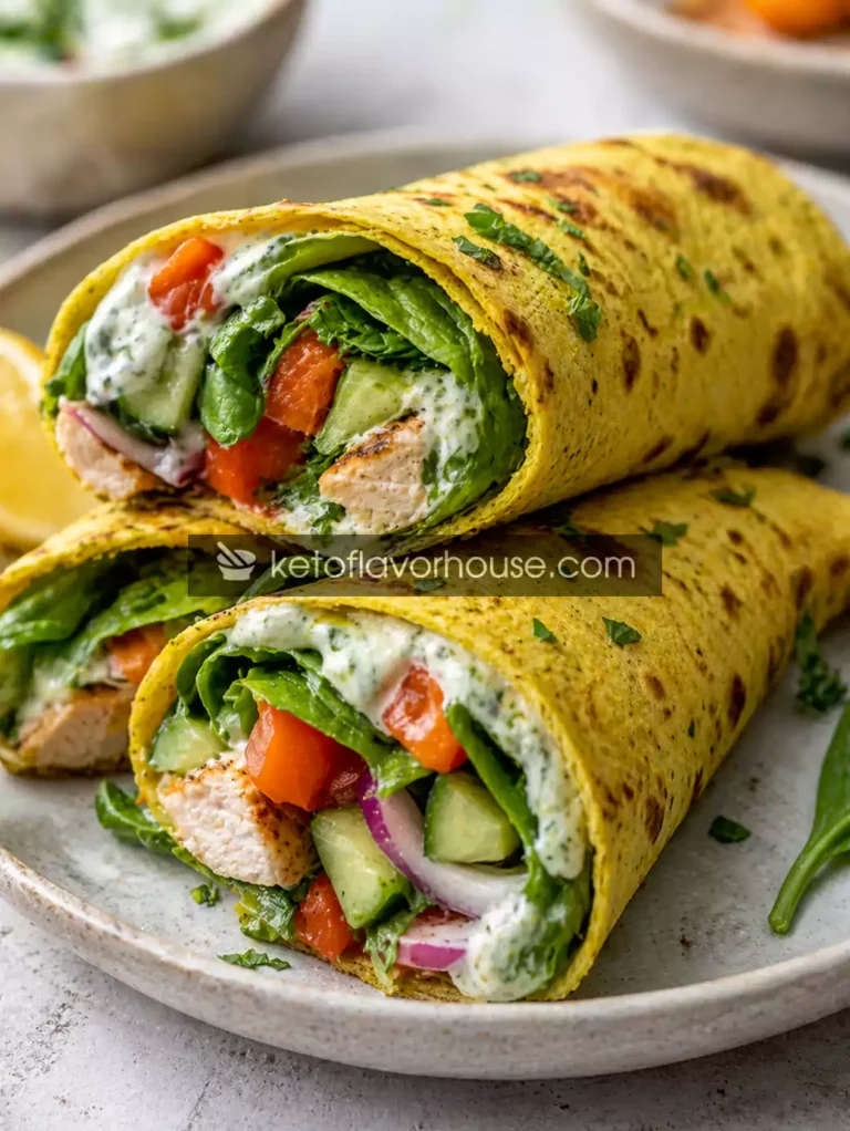 Turmeric Garlic Anti-Inflammatory Flatbread Wraps
