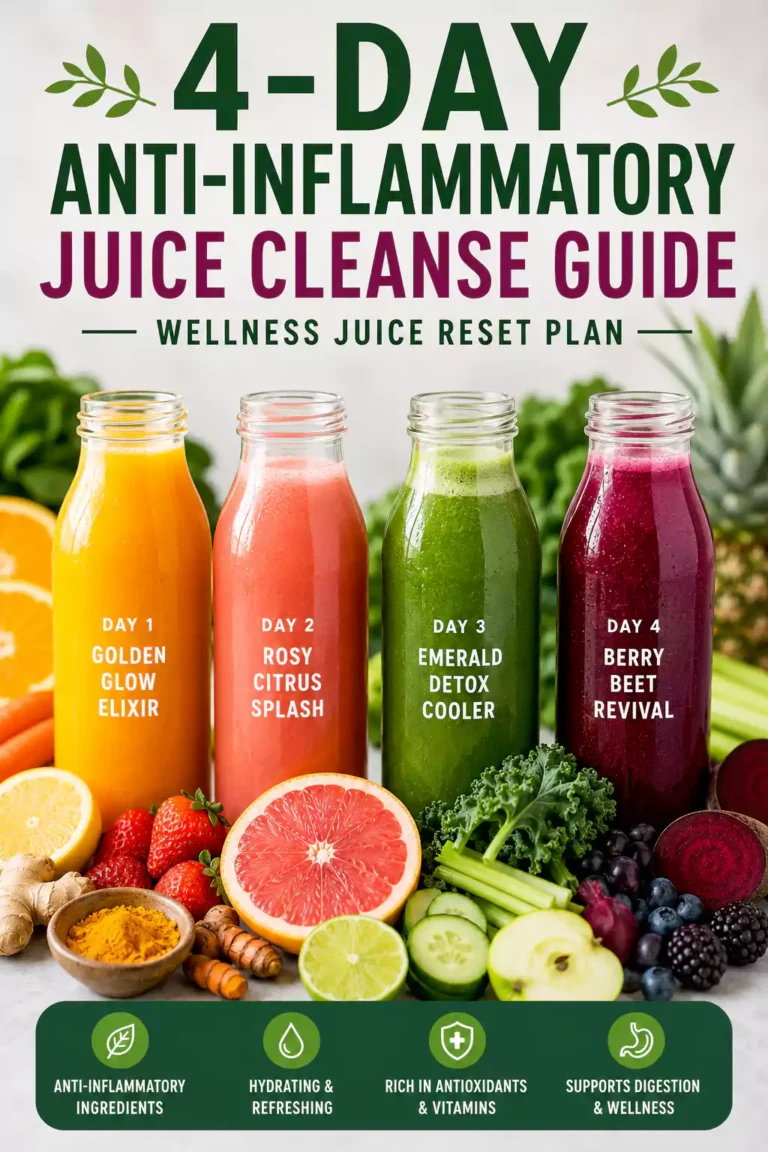4-Day Anti-Inflammatory Juice Cleanse Guide