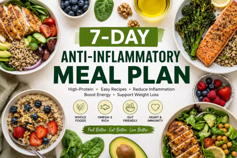 7-Day Anti-Inflammatory Meal Plan for Beginners