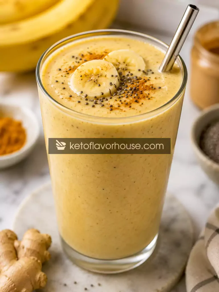 Anti-Inflammatory Banana Protein Smoothie
