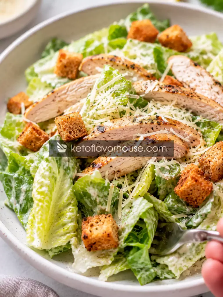 Anti-Inflammatory Caesar Salad with Greek Yogurt Dressing Recipe