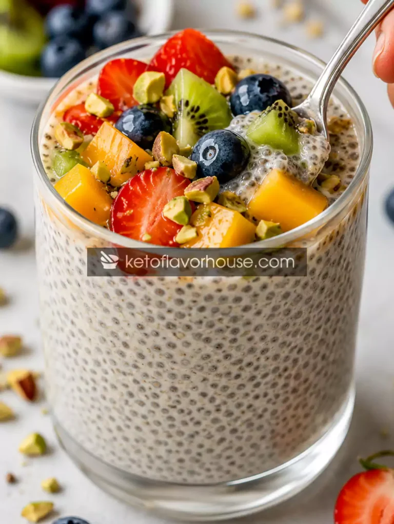 Anti-Inflammatory Chia Pudding with Fresh Fruit