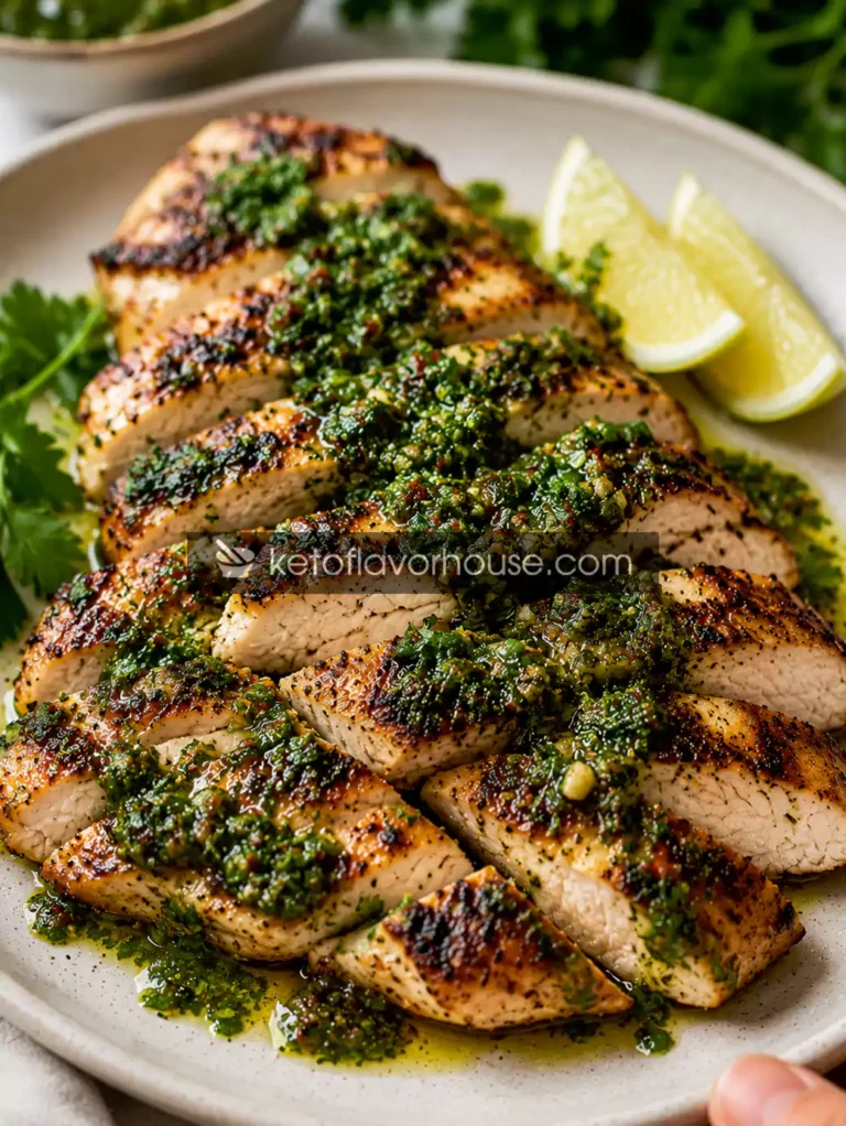 Anti-Inflammatory Chimichurri Grilled Chicken Recipe