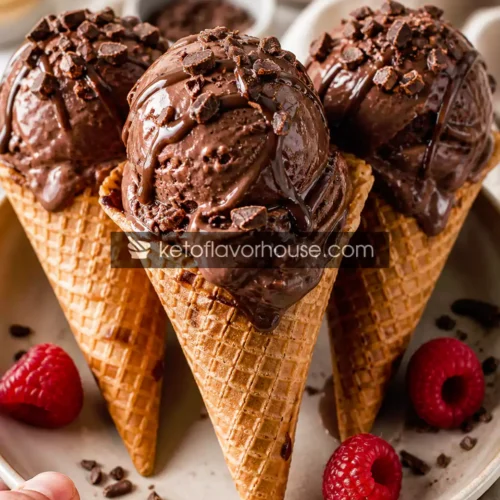Anti-Inflammatory Chocolate Nice Cream Cones