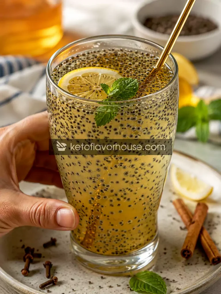 Anti-Inflammatory Clove Chia Collagen Drink