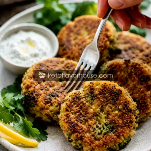 Anti-Inflammatory Crispy Quinoa Broccoli Patties Recipe