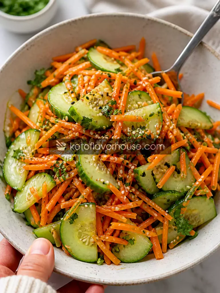 Anti-Inflammatory Cucumber Carrot Sesame Salad