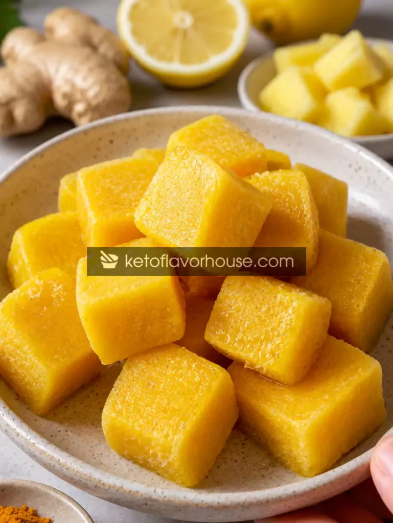 Anti-Inflammatory Ginger Turmeric Wellness Cubes Recipe