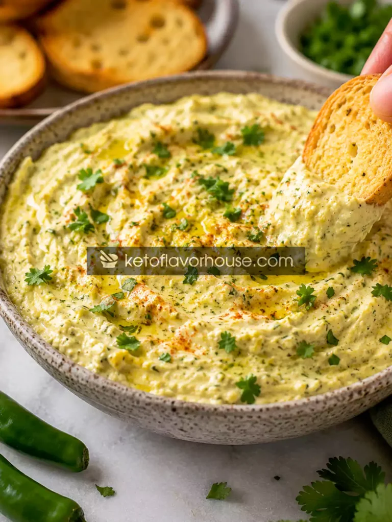 Anti-Inflammatory Green Chile Cheese Spread
