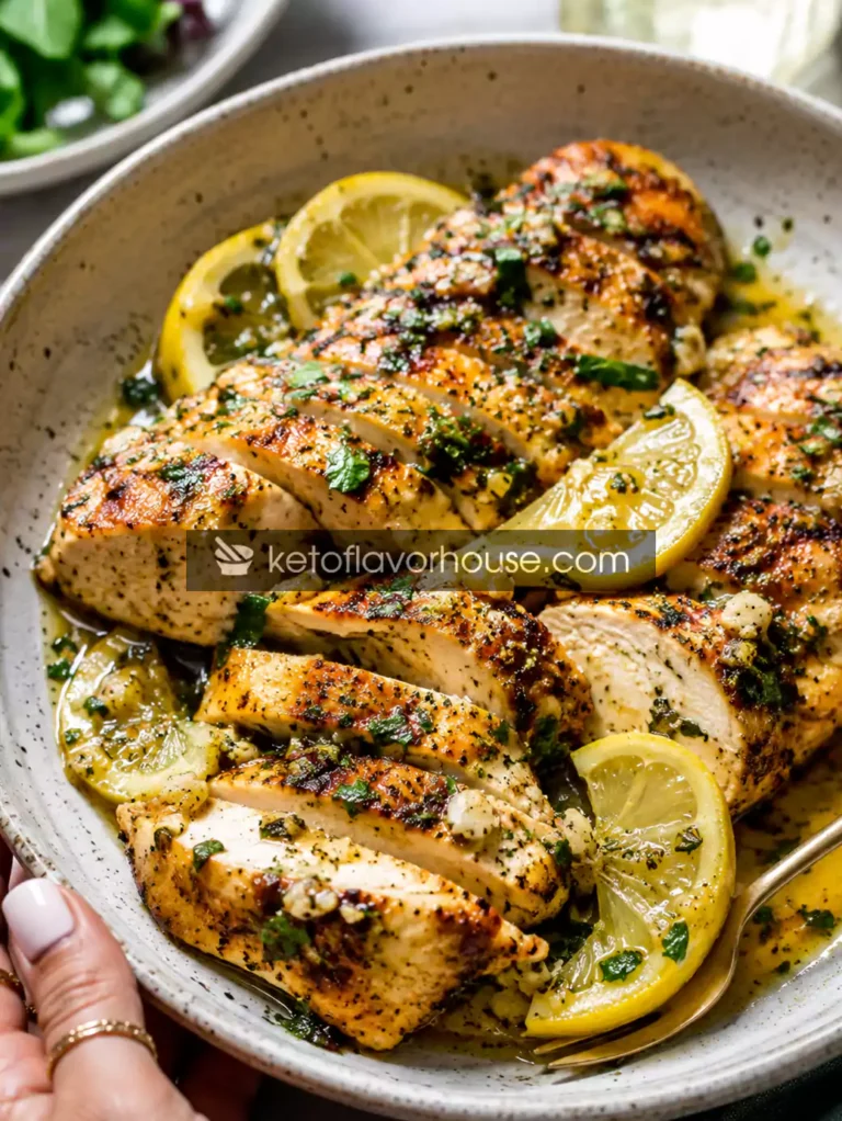 Anti-Inflammatory Lemon Garlic Chicken Recipe