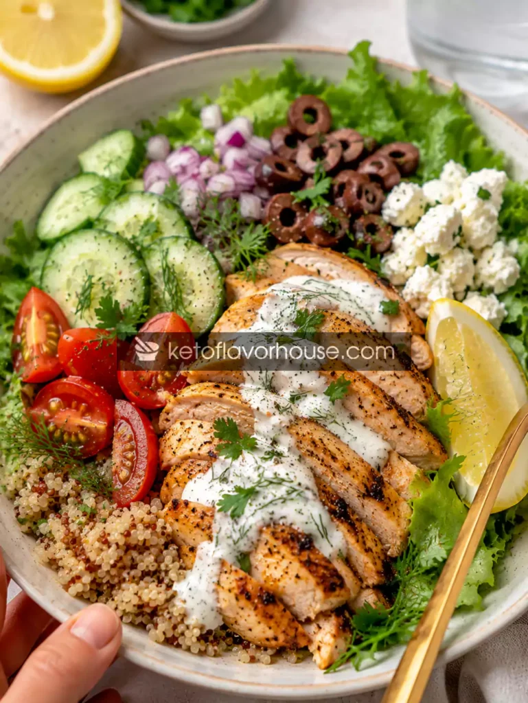 Anti-Inflammatory Mediterranean Chicken Bowl Recipe
