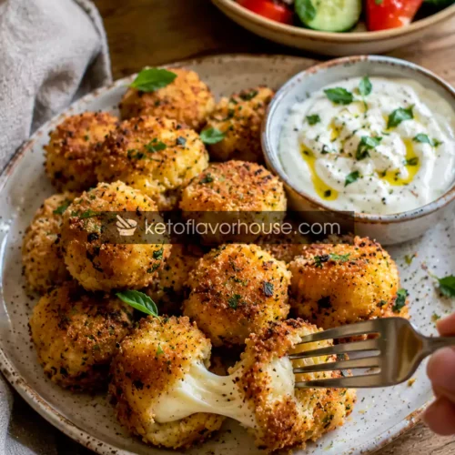 Anti-Inflammatory Mediterranean Crispy Cheese Bites Recipe