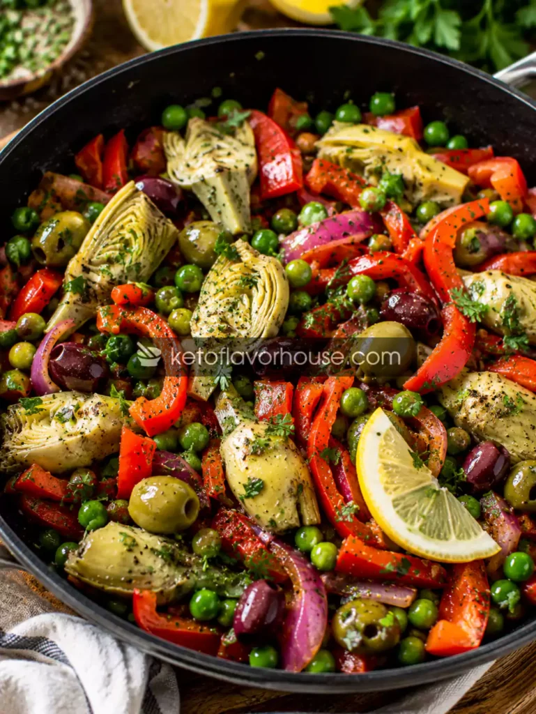Anti-Inflammatory Mediterranean Vegetable Skillet