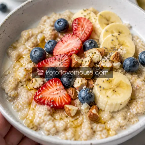 Anti-Inflammatory Oatmeal Breakfast Bowl