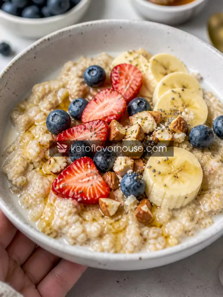 Anti-Inflammatory Oatmeal Breakfast Bowl