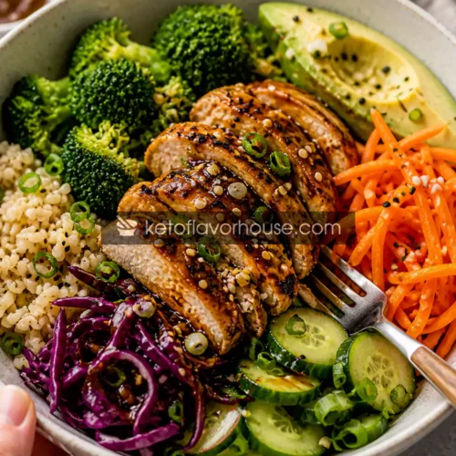 Anti-Inflammatory Power Bowl with Lean Protein & Vegetables