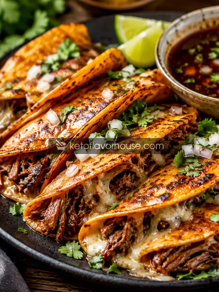 Anti-Inflammatory Quesabirria Tacos