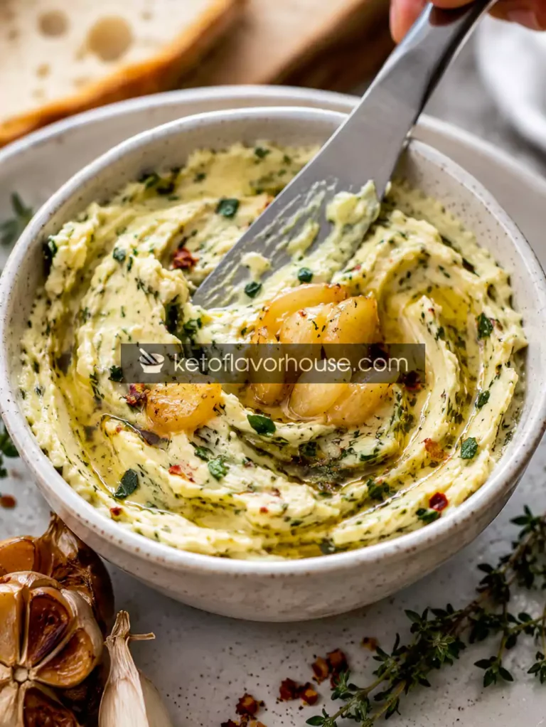 Anti-Inflammatory Roasted Garlic Butter Recipe