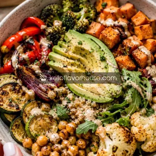 Anti-Inflammatory Roasted Vegetable Bowl Recipe