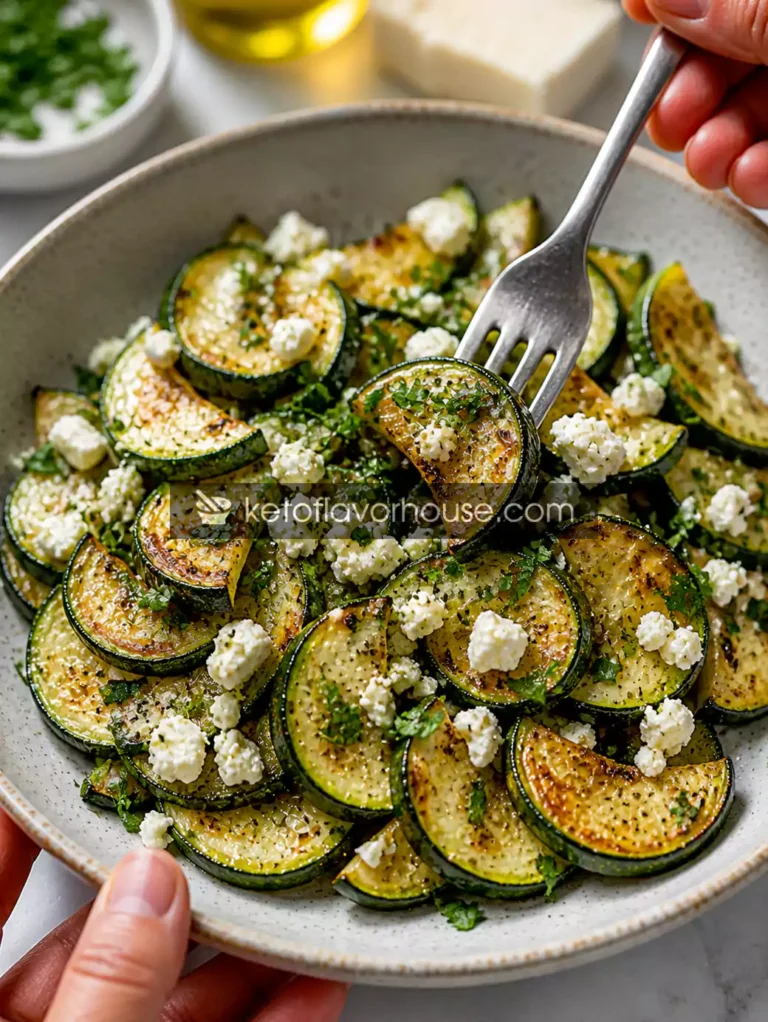 Anti-Inflammatory Roasted Zucchini with Feta