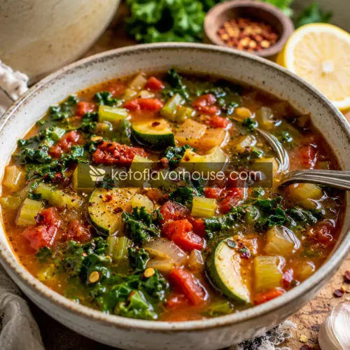 Anti-Inflammatory Spicy Detox Veggie Soup