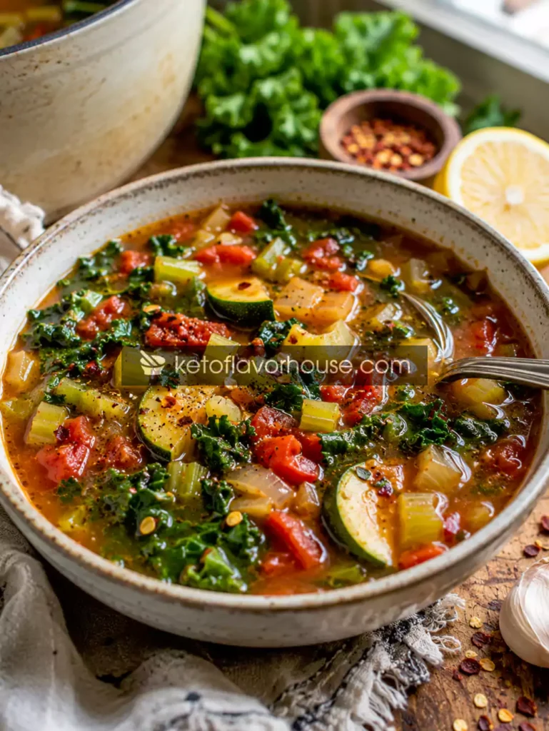 Anti-Inflammatory Spicy Detox Veggie Soup