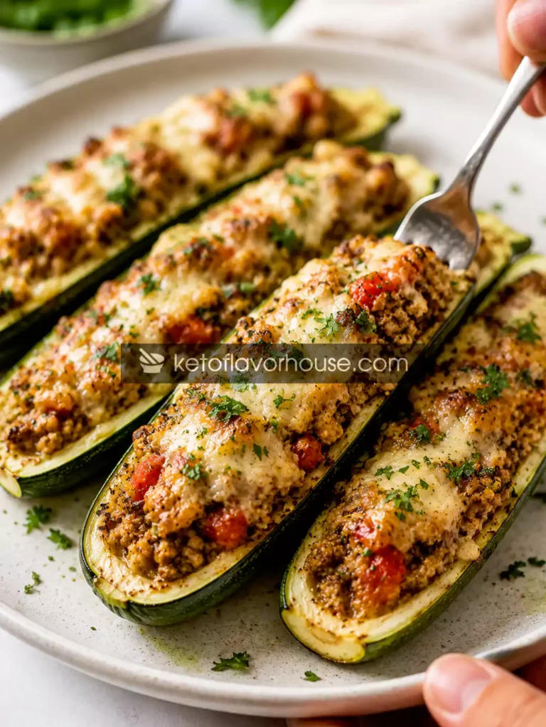 Anti-Inflammatory Stuffed Zucchini Boats Recipe