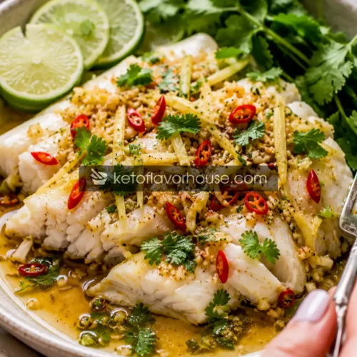 Anti-Inflammatory Thai Lime Garlic Steamed Fish Recipe