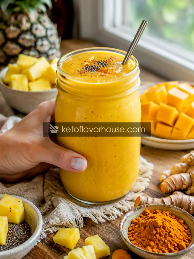 Anti-Inflammatory Tropical Turmeric Smoothie
