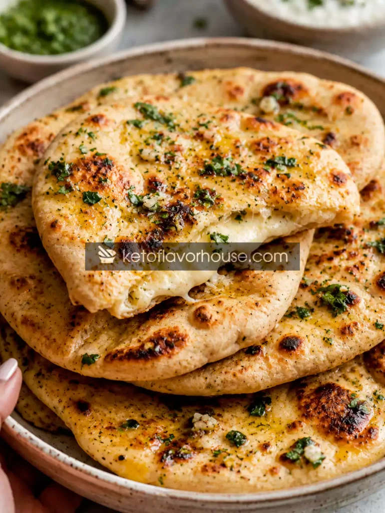 Anti-Inflammatory Whole Wheat Cheese Naan Recipe