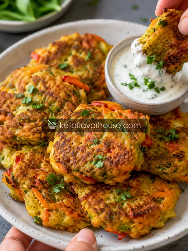 Crispy Anti-Inflammatory Zucchini and Carrot Fritters Recipe