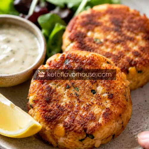 Crispy Keto Salmon Patties