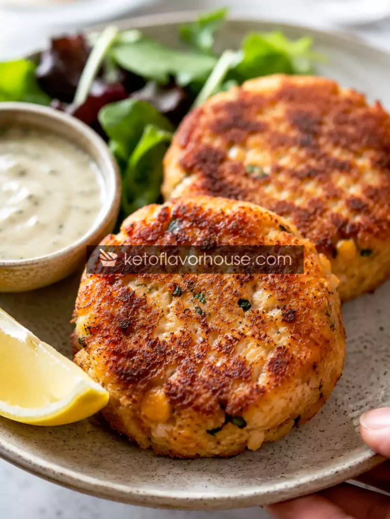 Crispy Keto Salmon Patties