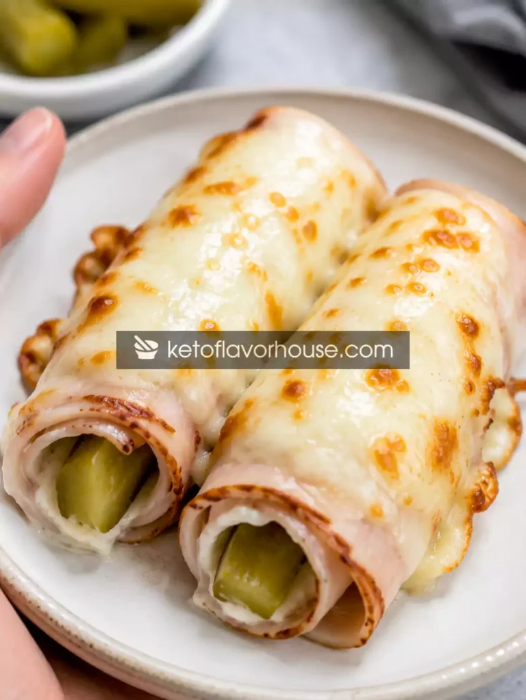 Easy Bariatric Pickle Roll-Up Melt Recipe